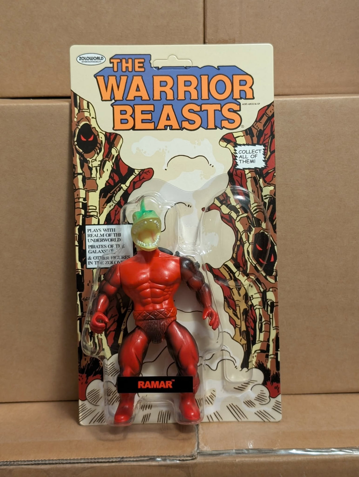 VAULT SUPER RARE Return WARRIOR BEASTS RAMAR Retail Variant