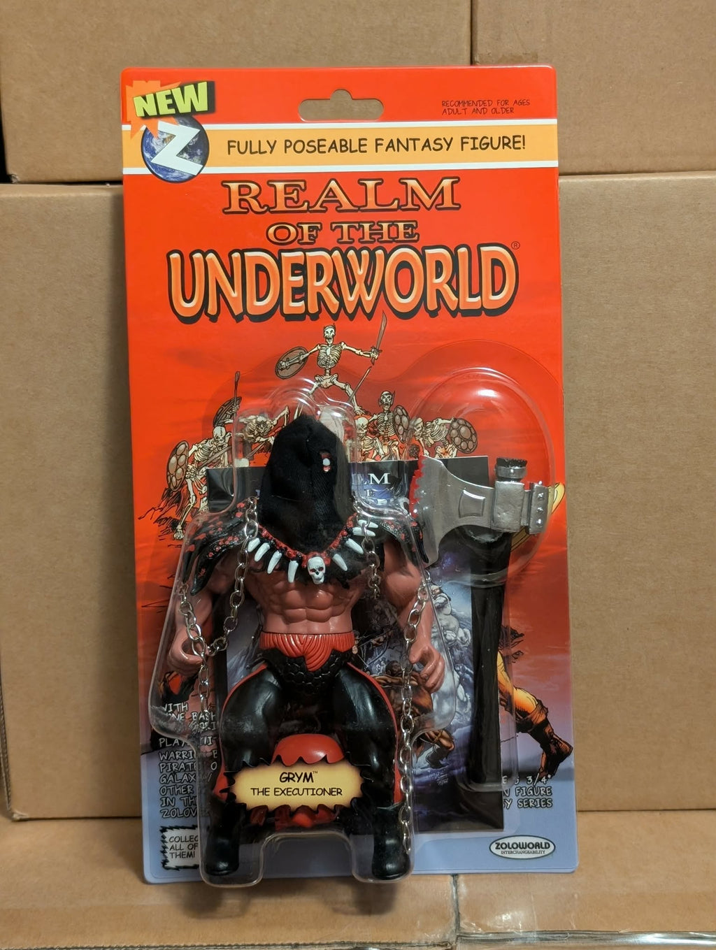VAULT SUPER RARE Return REALM OF THE UNDERWORLD GRYM THE EXECUTIONER MOC ROTU