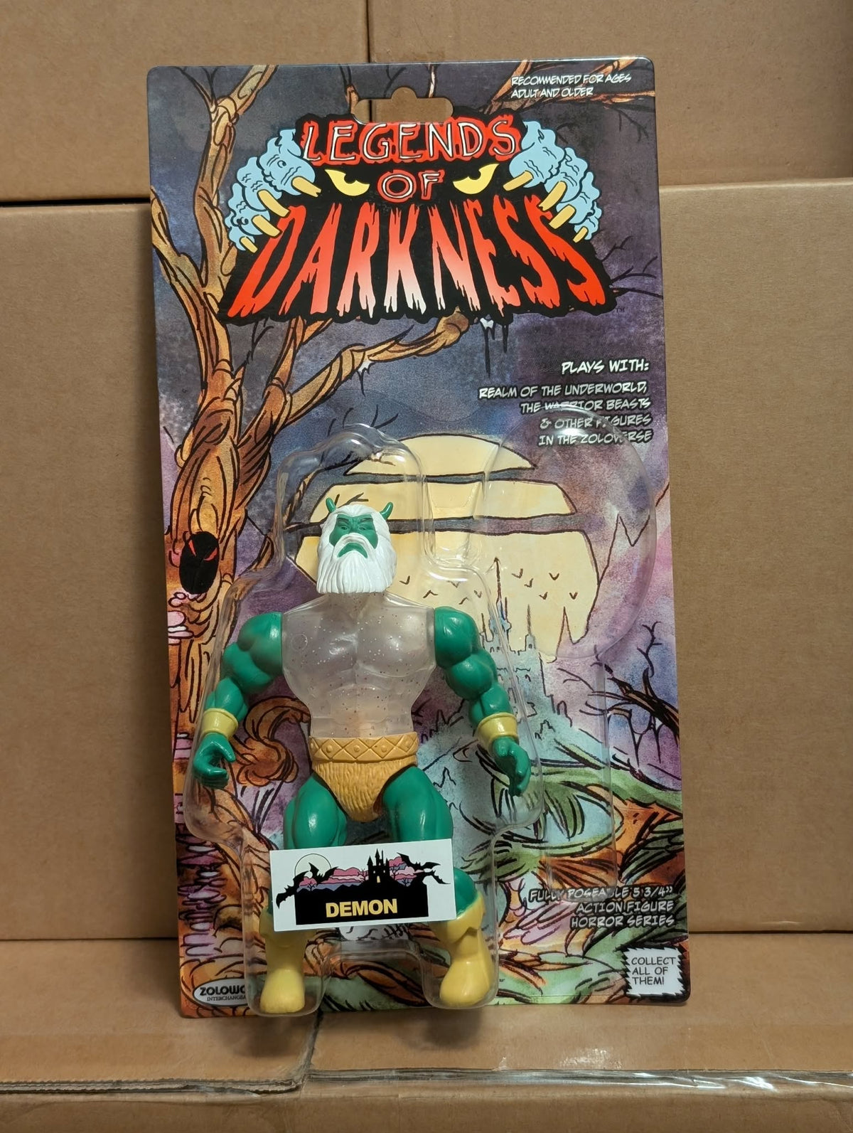 Zoloworld Legends Of Darkness DEMON MOC Action Figure VAULT