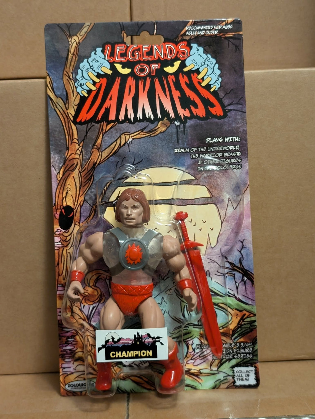 Zoloworld Legends Of Darkness Champion MOC Action Figure VAULT LAST FEW