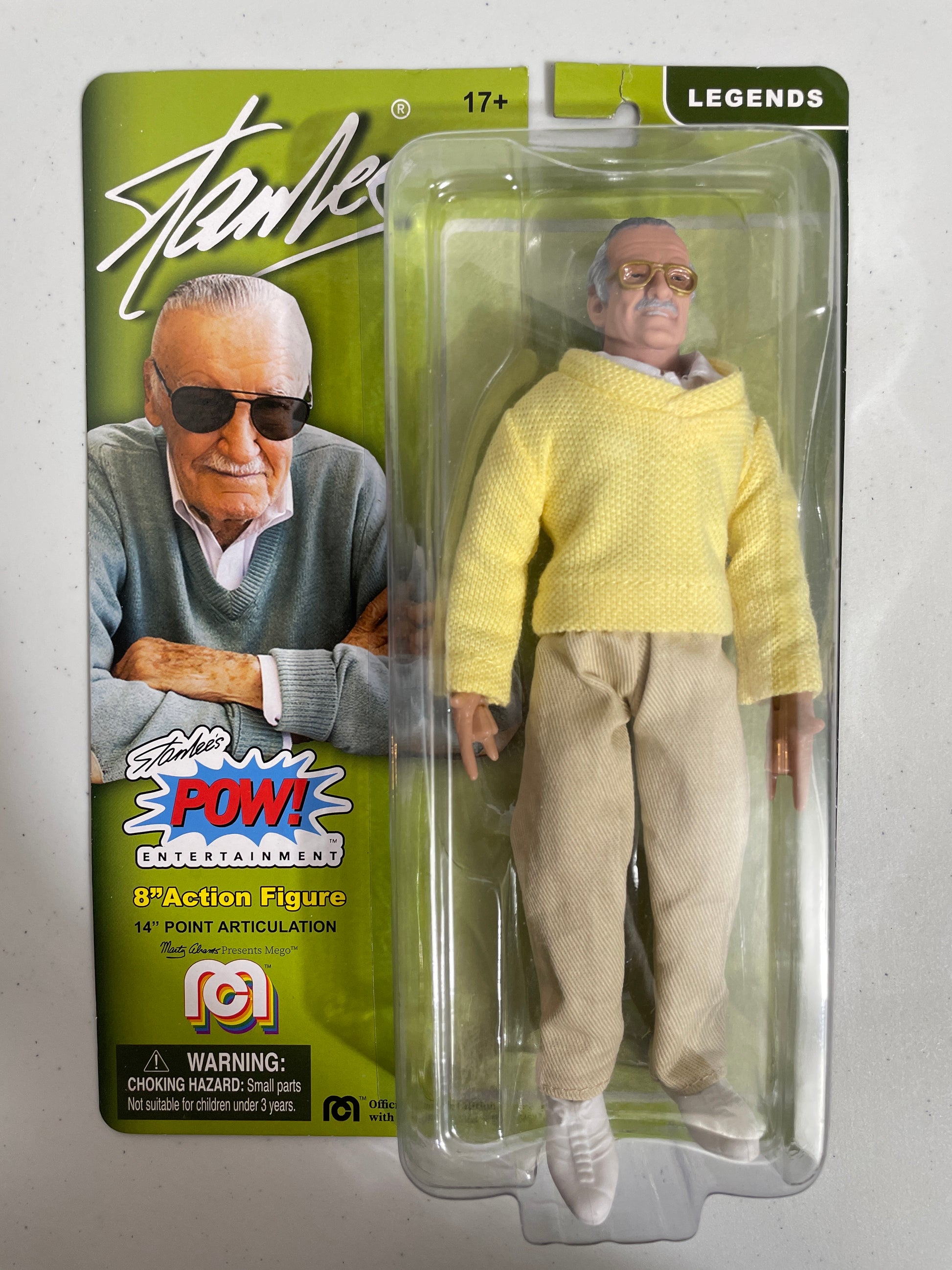 Mego | Legends | Stan Lee - Yellow