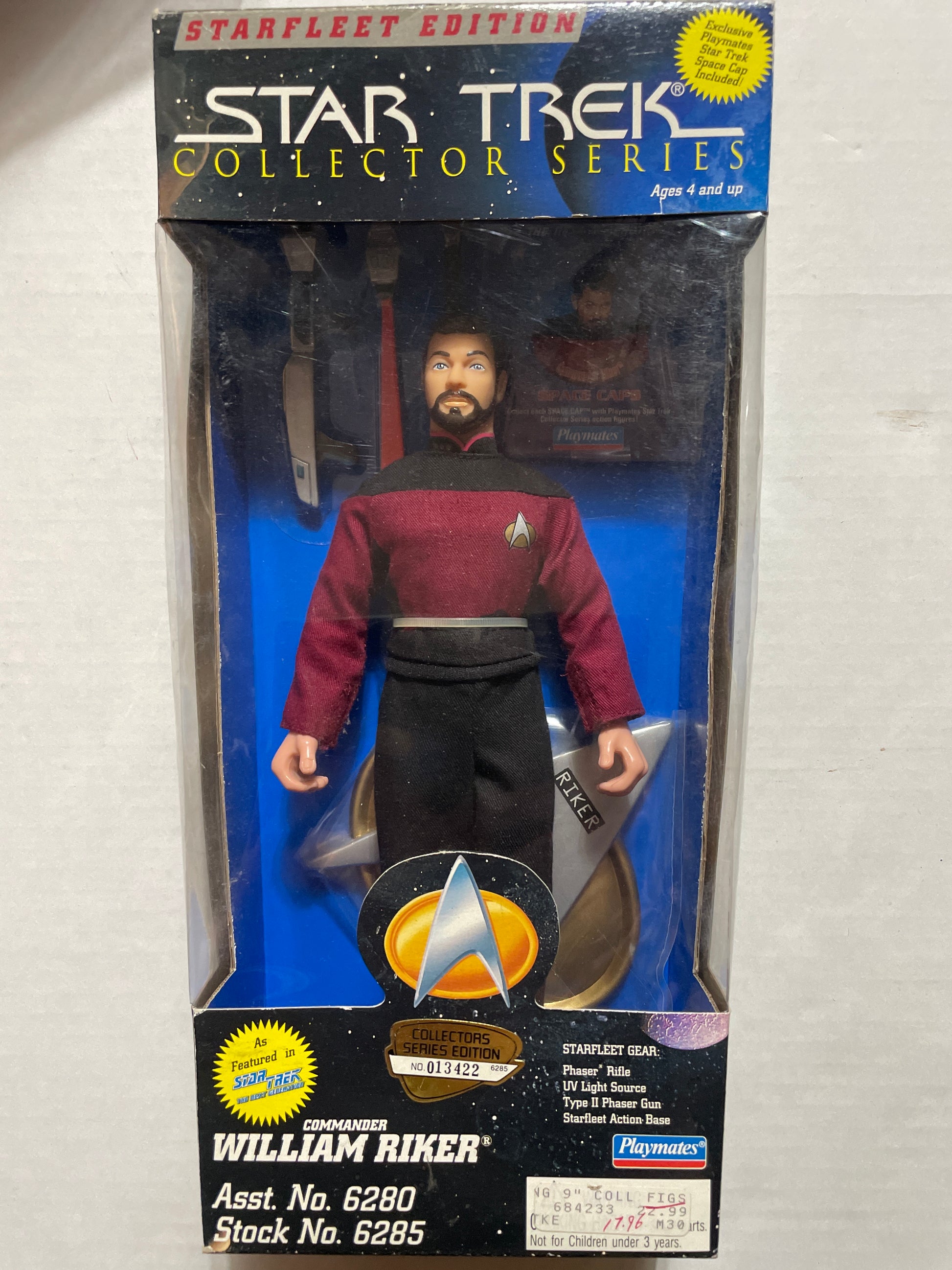 Playmates | Star Trek Collectors Series | Commander William Riker