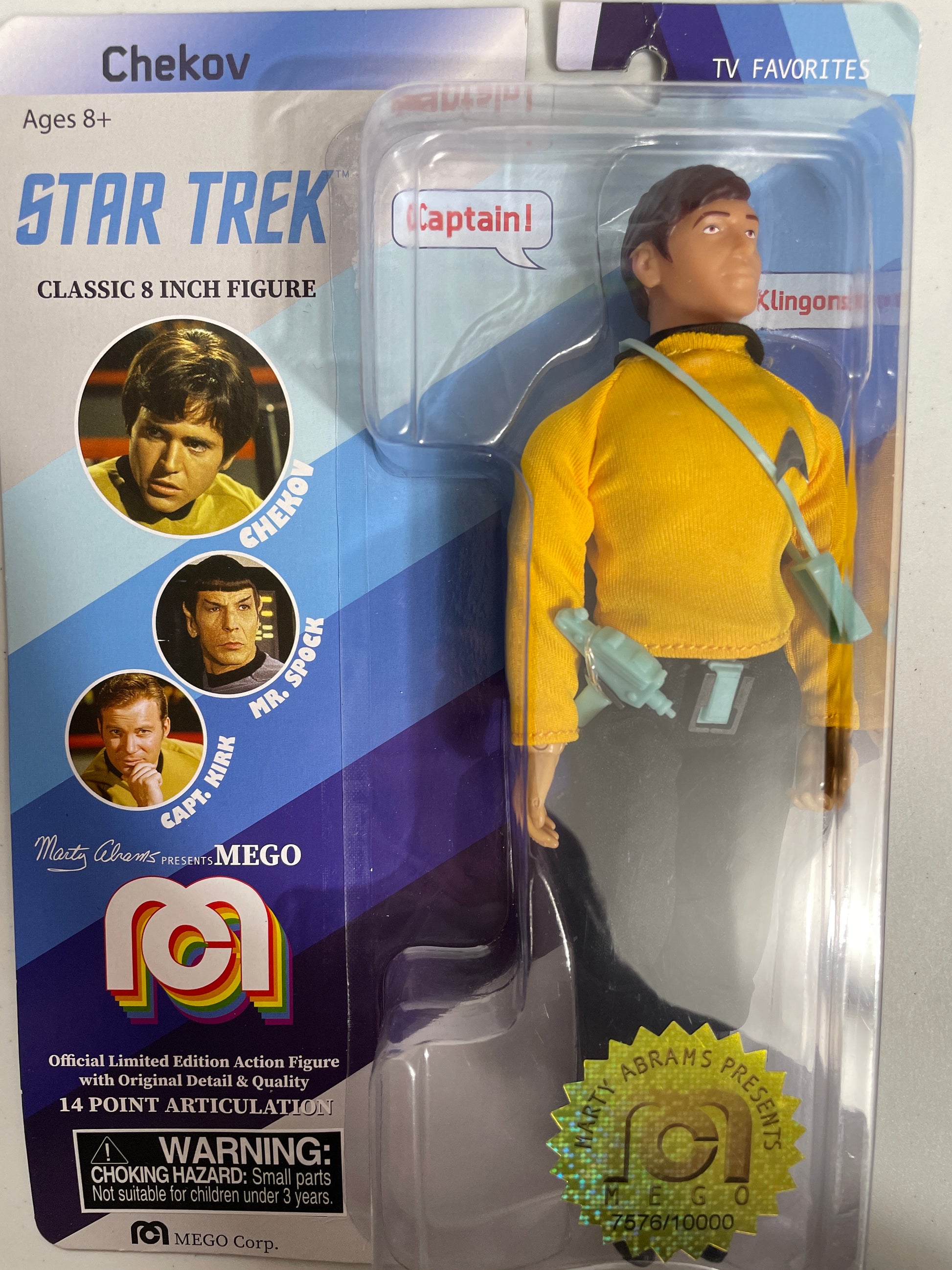 Mego | TV Favorites | Star Trek | Chekov
