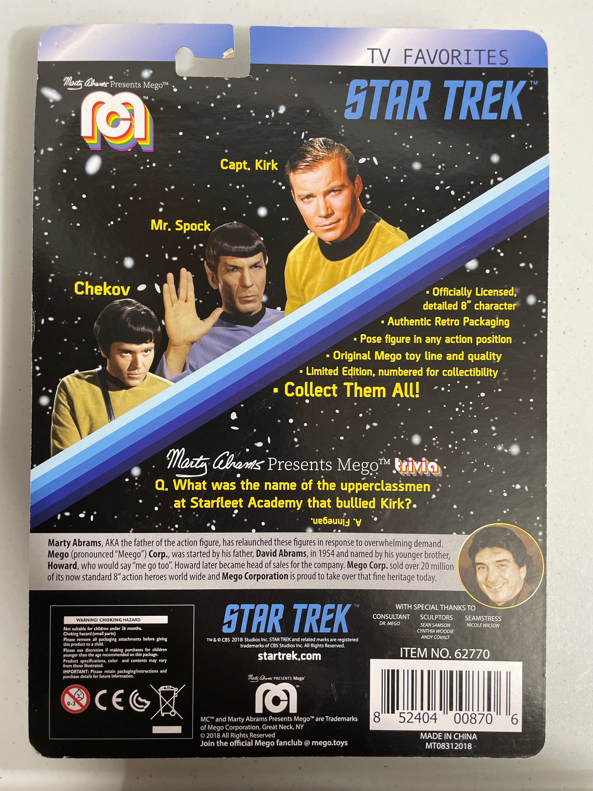 Mego | TV Favorites | Capt. Kirk