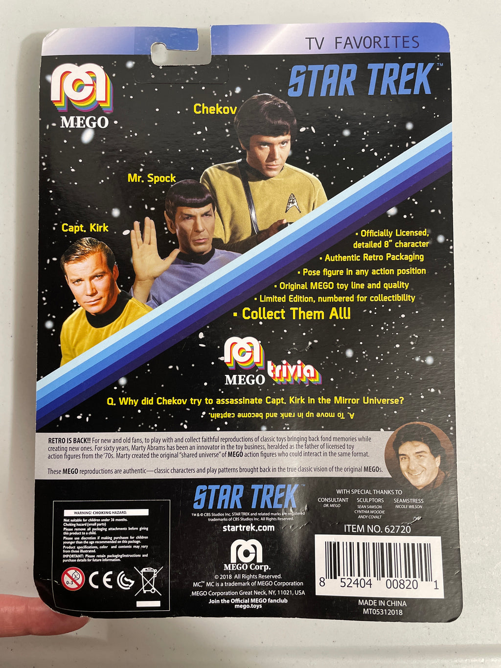 Mego | TV Favorites | Star Trek | Chekov