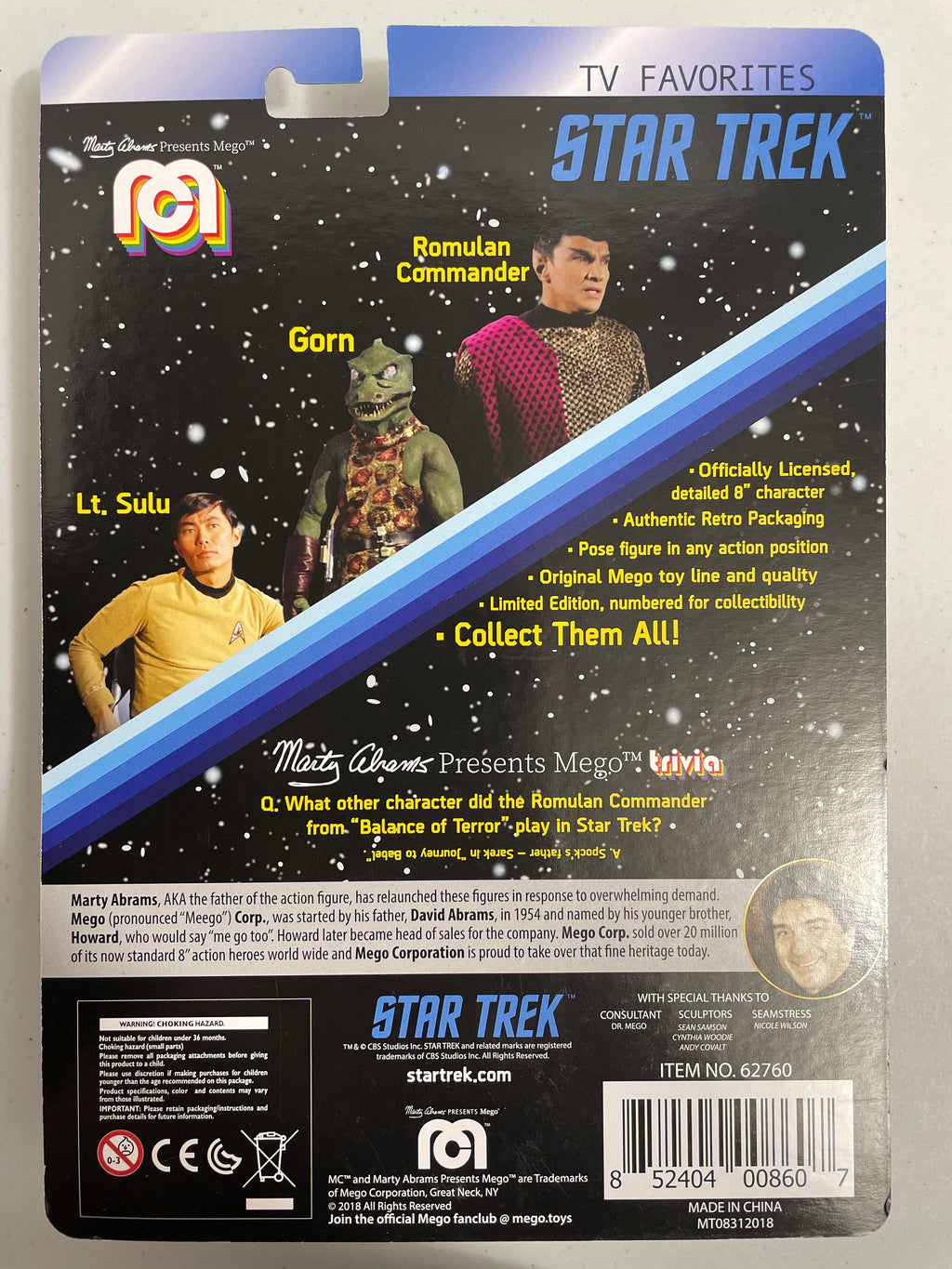 Mego | Star Trek Classic | Romulan Commander