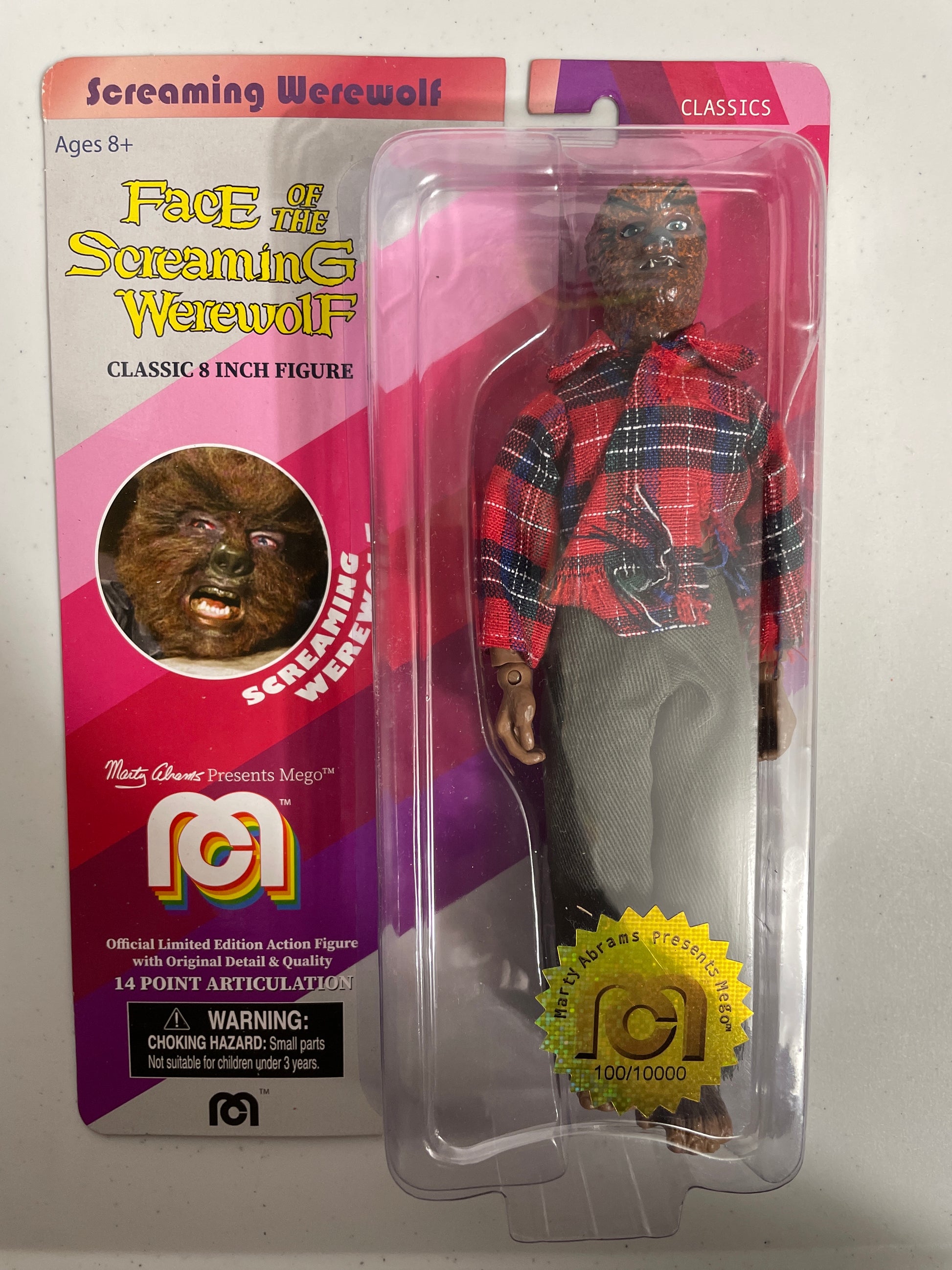 Mego | Classics | Face of the Screaming Werewolf