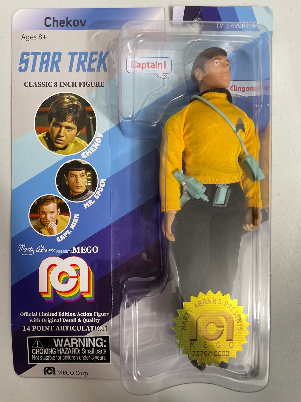 Mego | TV Favorites | Star Trek | Chekov