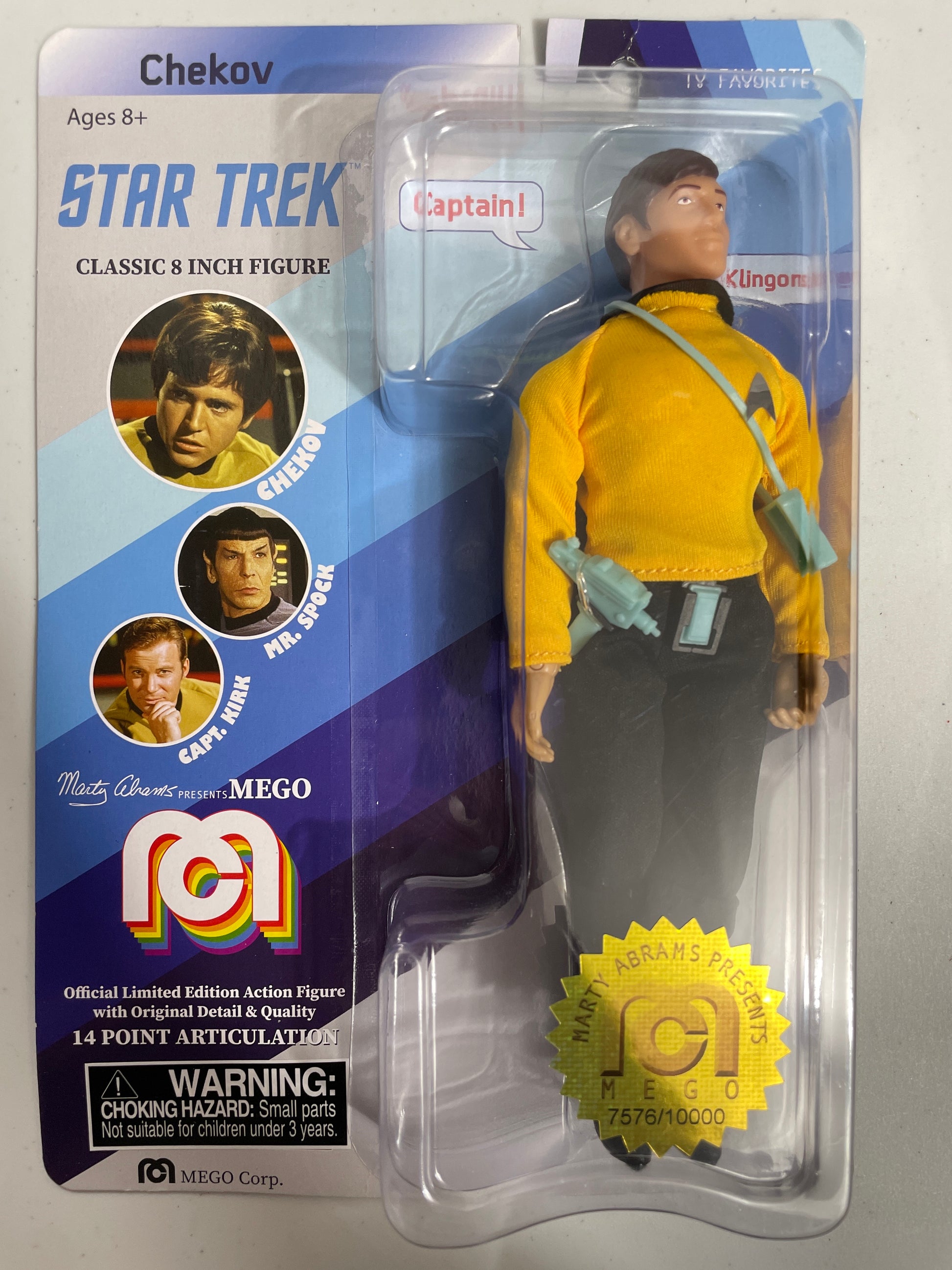 Mego | TV Favorites | Star Trek | Chekov