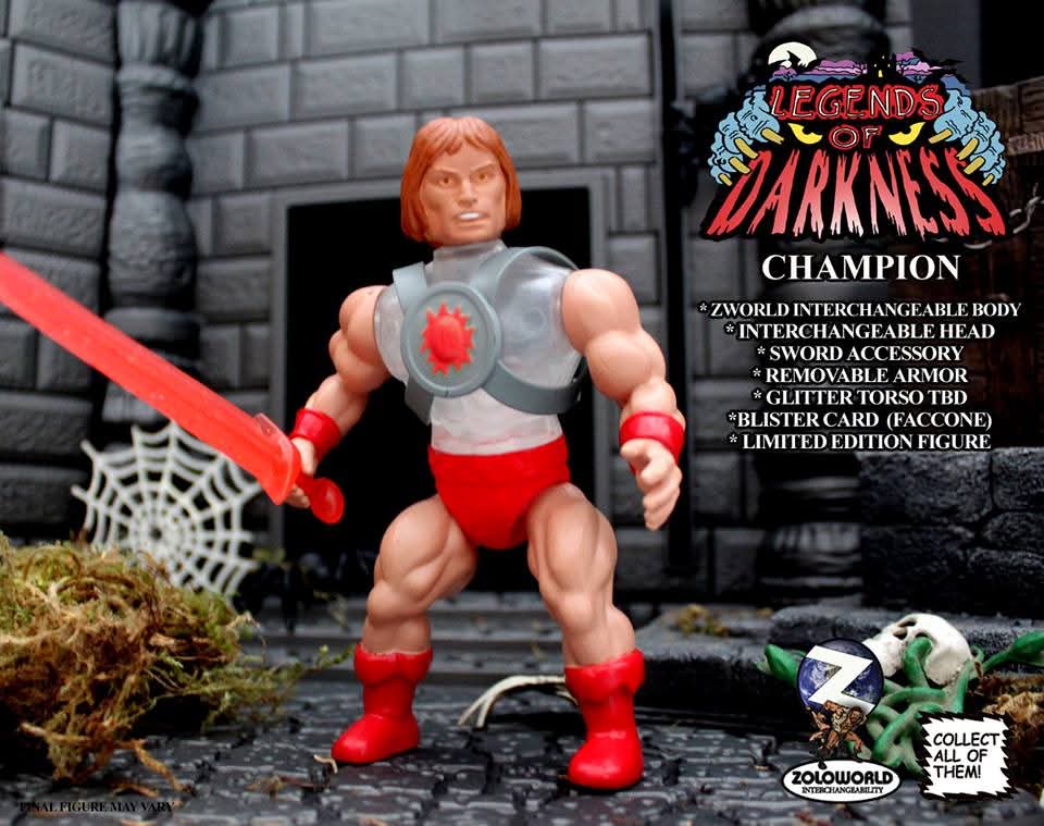 Zoloworld Legends Of Darkness Champion MOC Action Figure VAULT LAST FEW