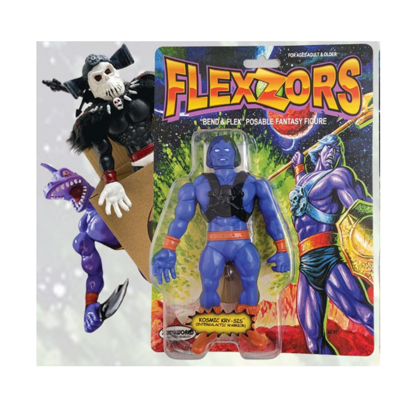 Wholesale | Zoloworld FlexZors Bendable Action Figure | 30 pc. Retail Carton