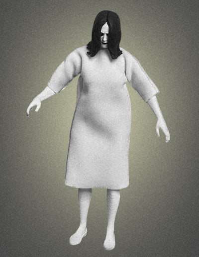 Pre-Order Night of the Living Dead Zoloworld Retro Reverse Hospital Gown Ghoul 3.75