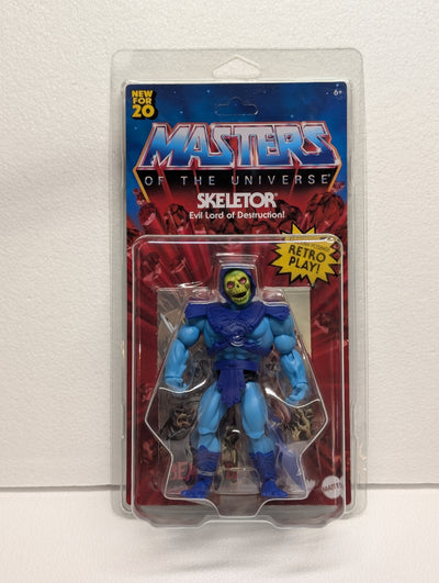 Masters Of The Universe Origins Skeletor WAVE 1 MOC with Zoloworld Action Figure Protective Case