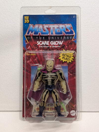 2020 Masters Of The Universe Origins SCARE GLOW FIRST VERSION MOC with Zoloworld Action Figure Protective Case