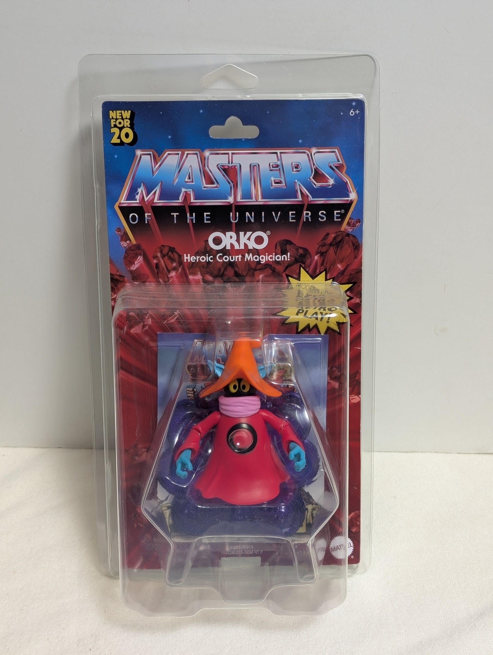 2020 Masters Of The Universe Origins ORKO FIRST VERSION MOC with Zoloworld Action Figure Protective Case