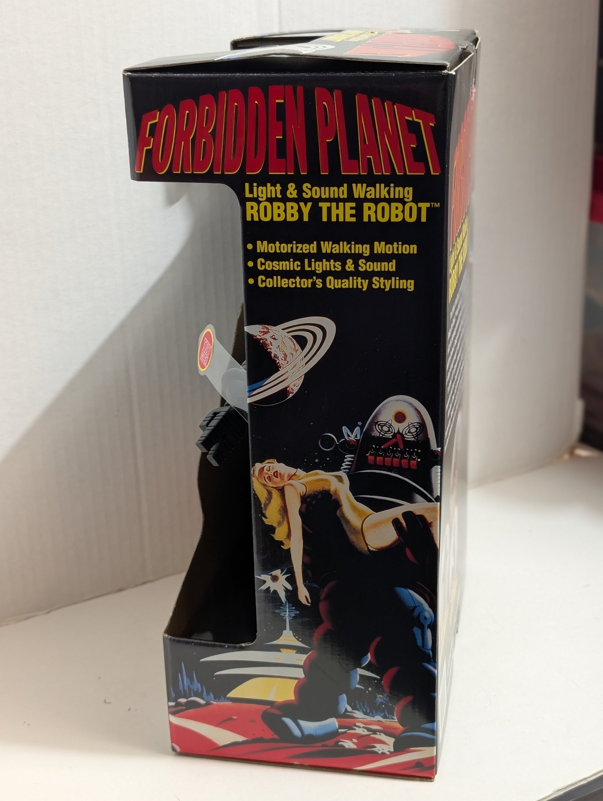 Forbidden Planet 14" Robby The Robot Lights & Walking Sound MIB Walmart X OSS
