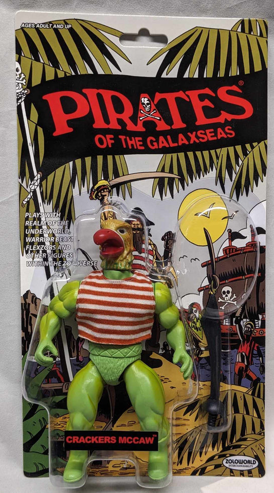 ZOLOWORLD PIRATES OF THE GALAXSEAS CRACKERS MCCAW MOC Action Figure
