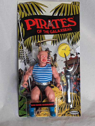 ZOLOWORLD PIRATES OF THE GALAXSEAS SAW BONE MARAUDER MOC Action Figure VAULT RARE