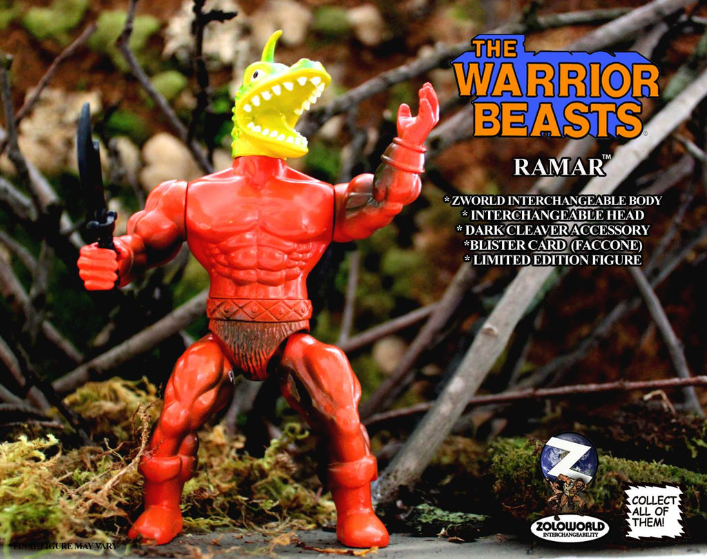 Wholesale | Zoloworld Warrior Beasts Action Figure | 28 pc. Retail Carton
