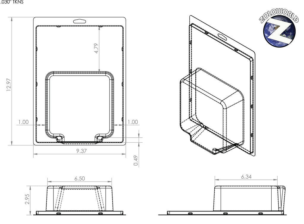 DARKWING DUCK | MOC UV PROTECTIVE CASE FORM FIT ZOLOLOC ZOLOCASE
