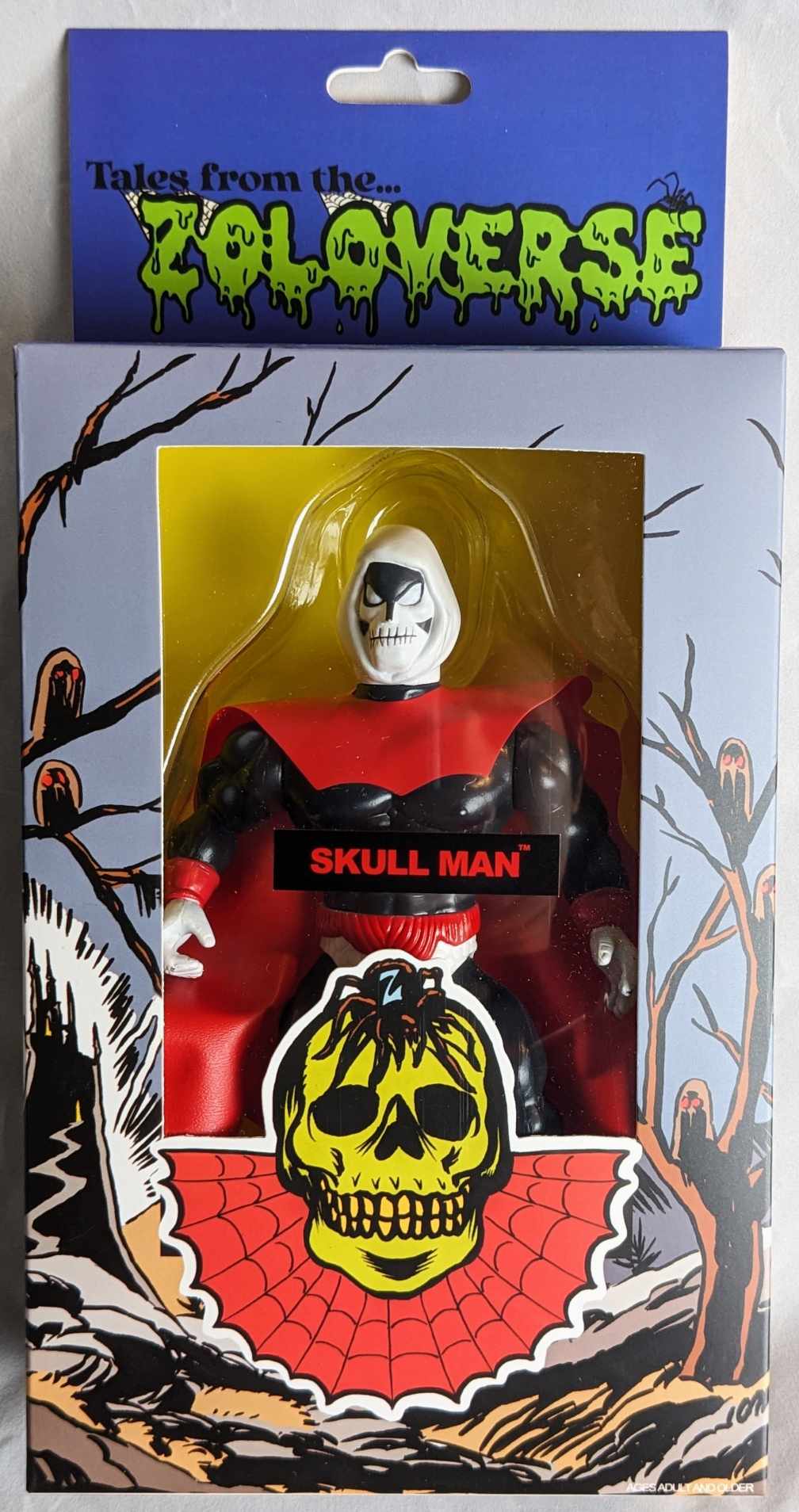NEW! Tales From The Zoloverse Skull Man MIB Warrior Beasts HOODED