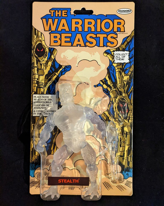 Zoloworld The Warrior Beasts STEALTH MOC Action Figure LIMITED