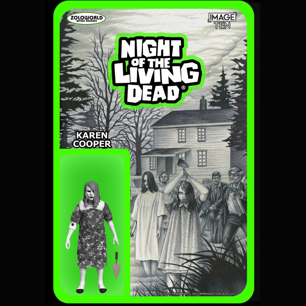 Wholesale | PRE-ORDER - Zoloworld's Retro Reverse NIGHT OF THE LIVING DEAD 3.75" Action Figures
