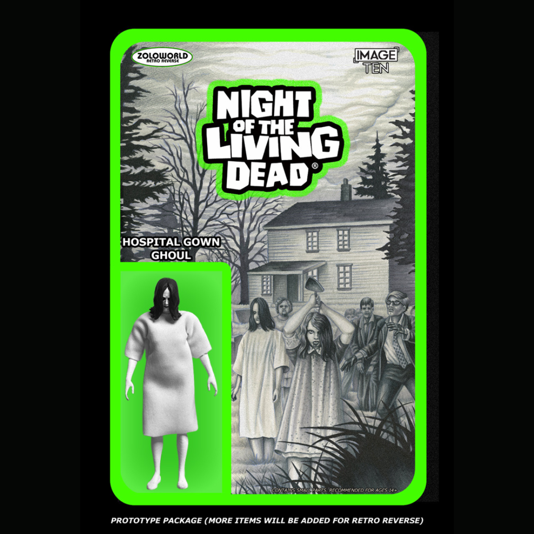 Wholesale | PRE-ORDER - Zoloworld's Retro Reverse NIGHT OF THE LIVING DEAD 3.75" Action Figures