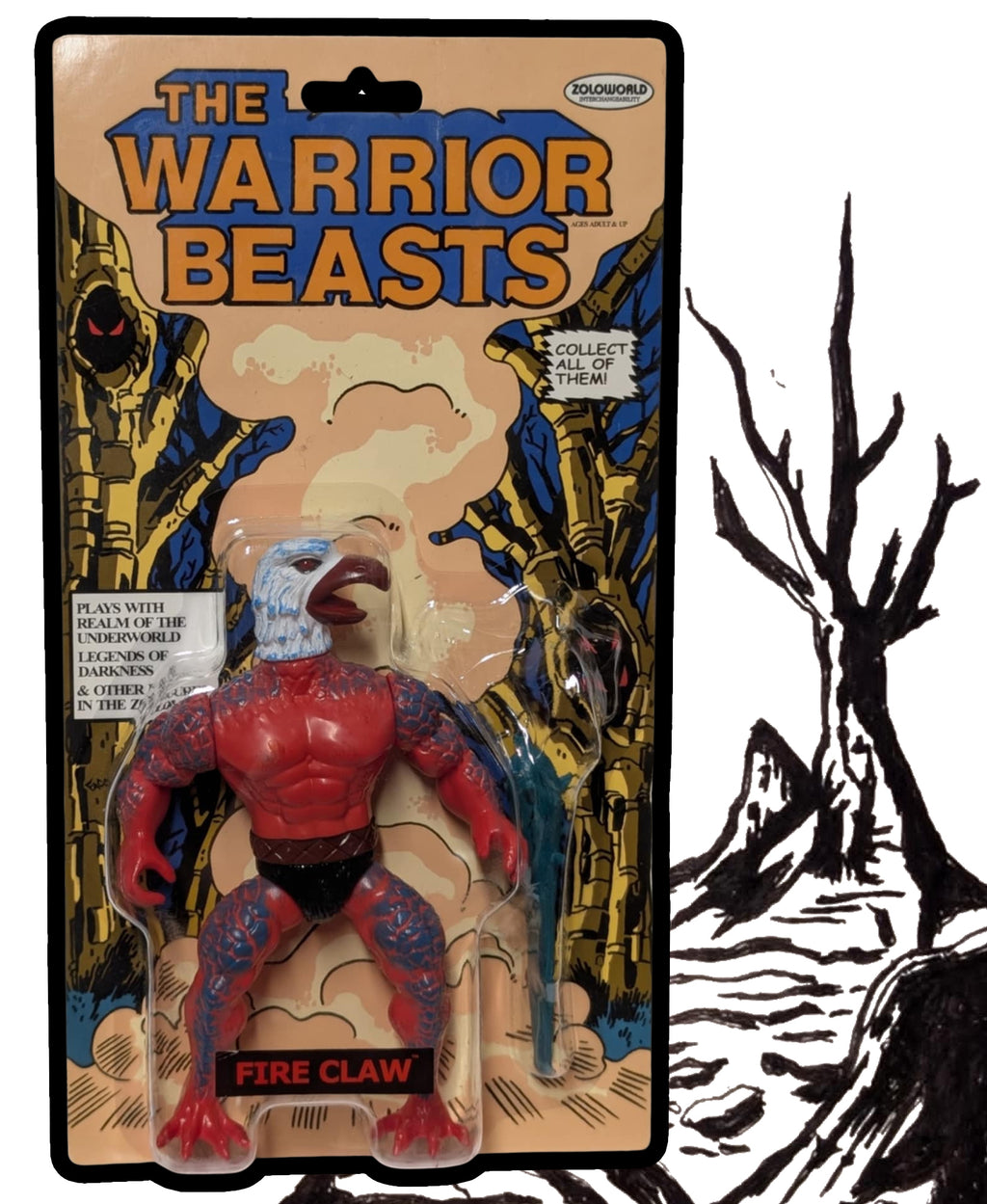 Zoloworld's The Warrior Beasts - Fireclaw MOC