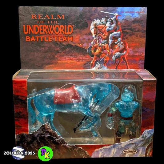 ZOLOWORLD BATTLE TEAMS ROTU PRINCE ALGOR & SPIRIT Horse MIB GIFT SET ZCON X