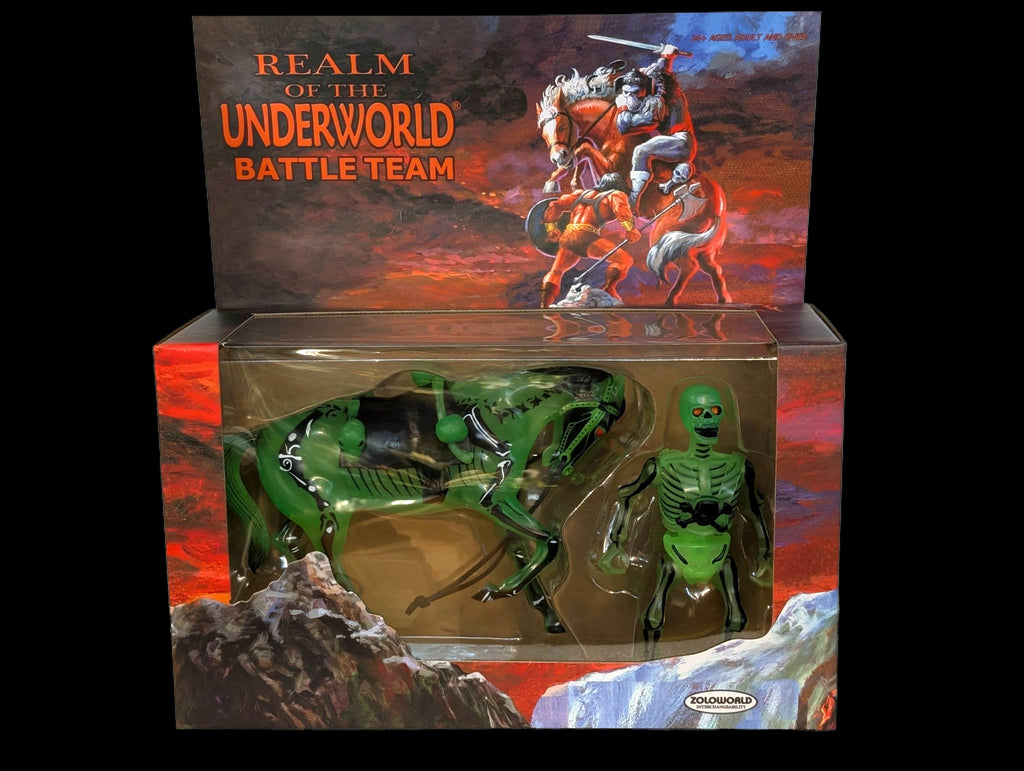 ZOLOWORLD BATTLE TEAMS ROTU ARCHFIEND (AURA ENHANCED) and GRAVERUNNER MIB GIFT SET WEB X