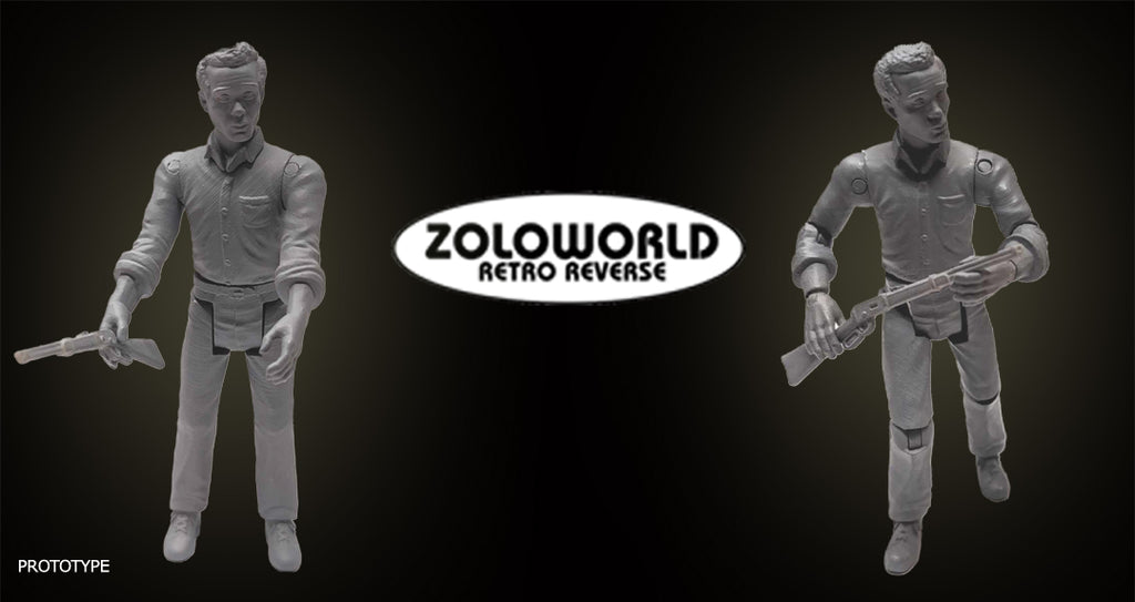 Pre-Order Night of the Living Dead Zoloworld Retro Reverse FULL SET 3.75" Action Figure