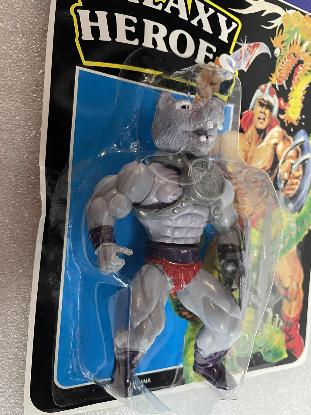 Sungold SGI Gordy Sewco ANUBI GALAXY HEROES Knock Off Figure MOC RARE KO