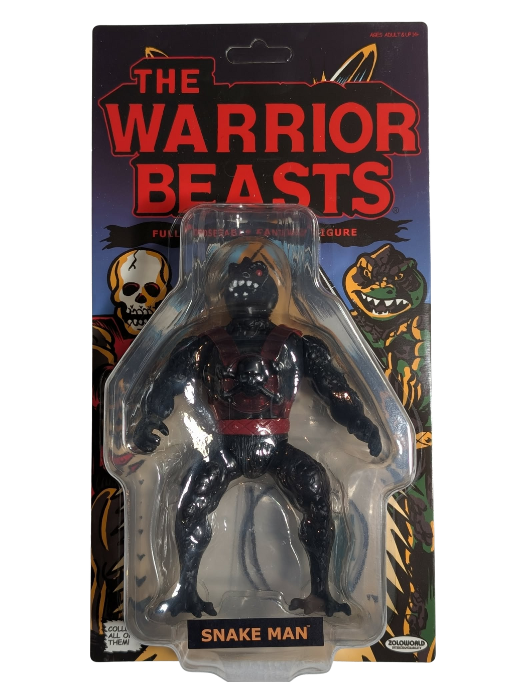 ZOLOWORLD WARRIOR BEASTS SNAKE MAN ZOLOCON Edition MOC SUPER LIMITED RELEASE