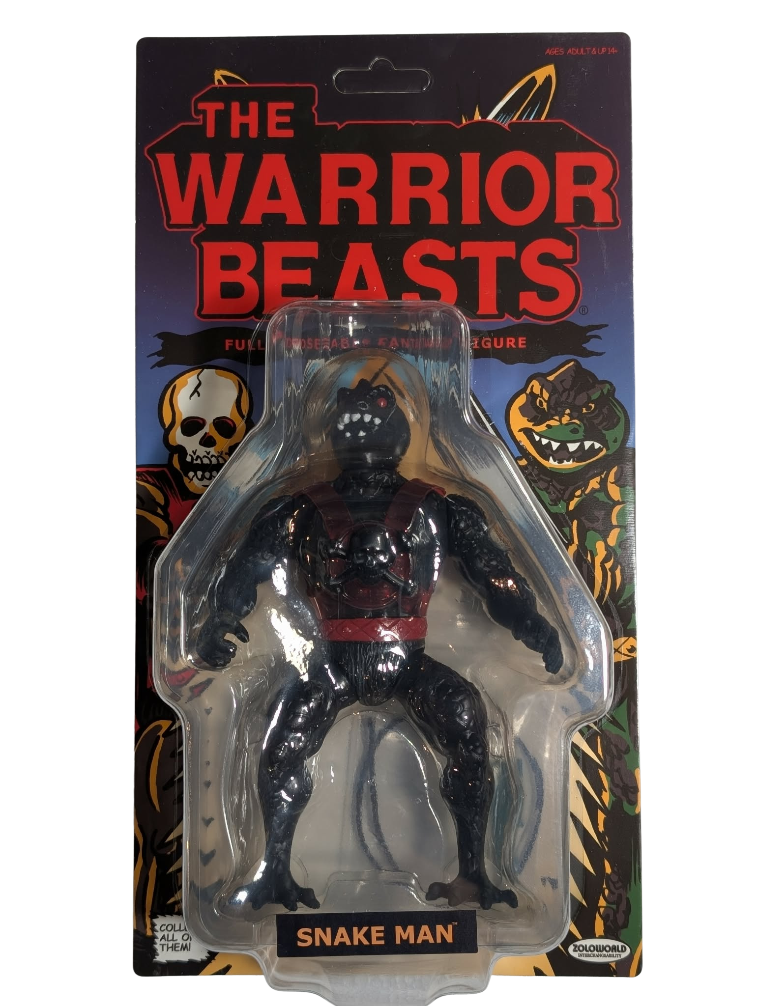 ZOLOWORLD WARRIOR BEASTS SNAKE MAN ZOLOCON Edition MOC SUPER LIMITED RELEASE
