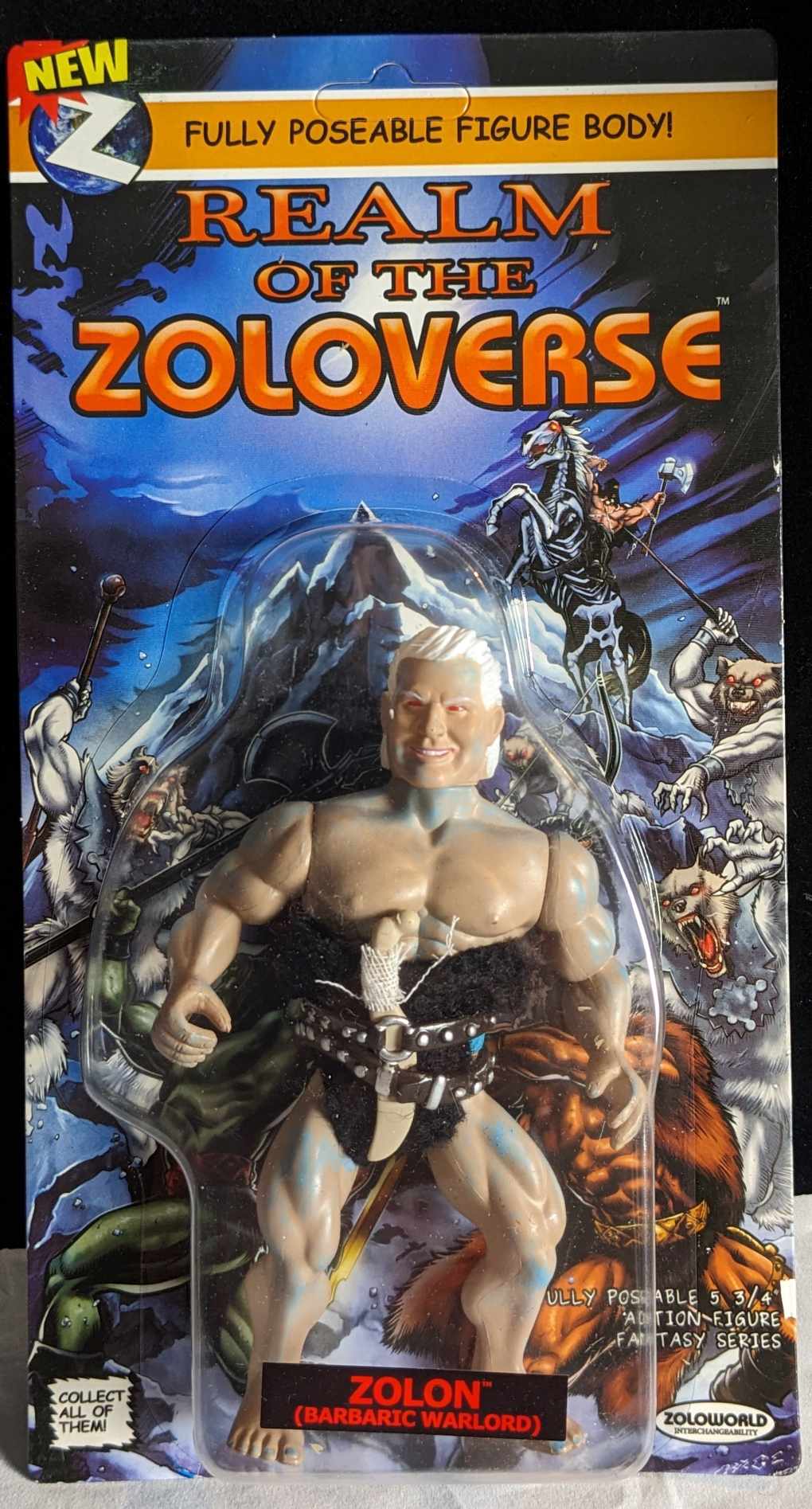 Realm Of The Zoloverse ZOLON Barbaric Warlord MOC action figure