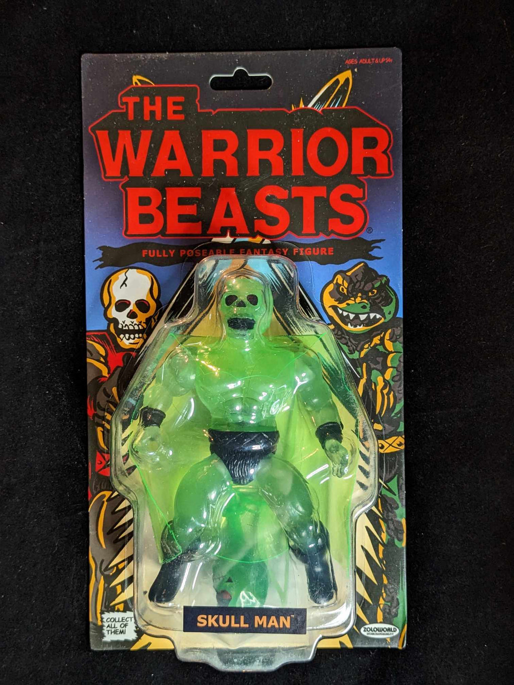 ZOLOWORLD WARRIOR BEASTS SKULL-MAN GLOW IN THE DARK MOC