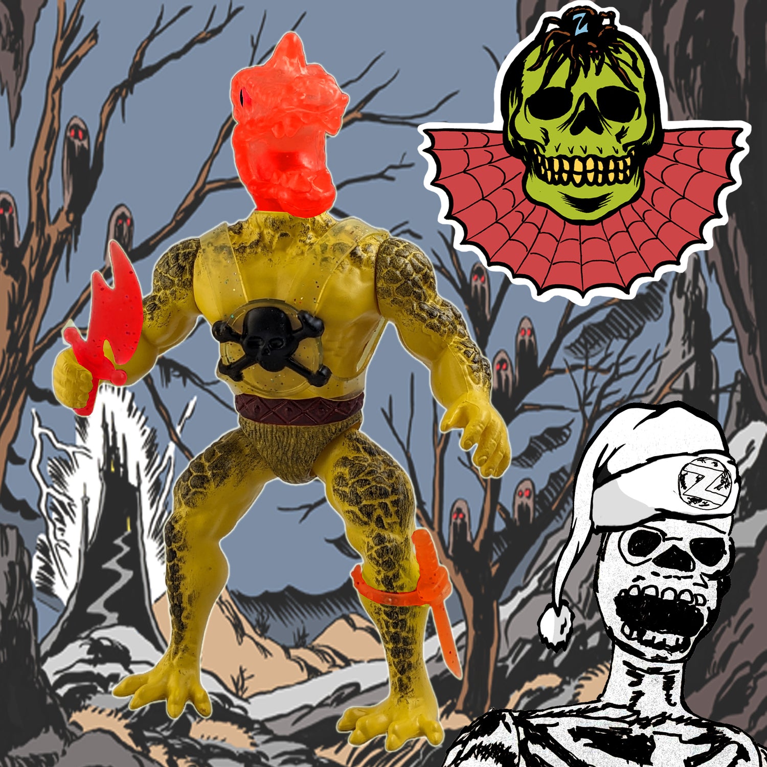 Tales From The Zoloverse WAVE 2 RAMYR (DEFENDER OF TIME) HOLIDAY X  MIB Action Figure ROTU