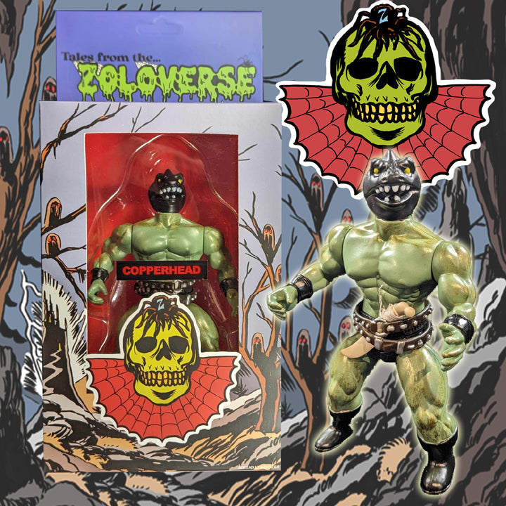 Tales From The Zoloverse HALLOWEEN COPPERHEAD MIB Action Figure ROTU
