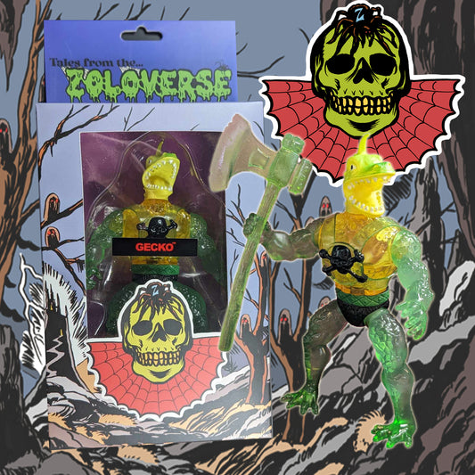 Tales From The Zoloverse WAVE 2.5 GECKO MIB Action Figure WARRIOR BEASTS
