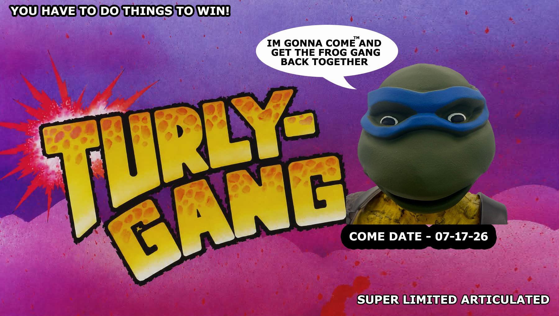 TALES FROM THE ZOLOVERSE TURLY GANG MIB RETRO ACTION FIGURE