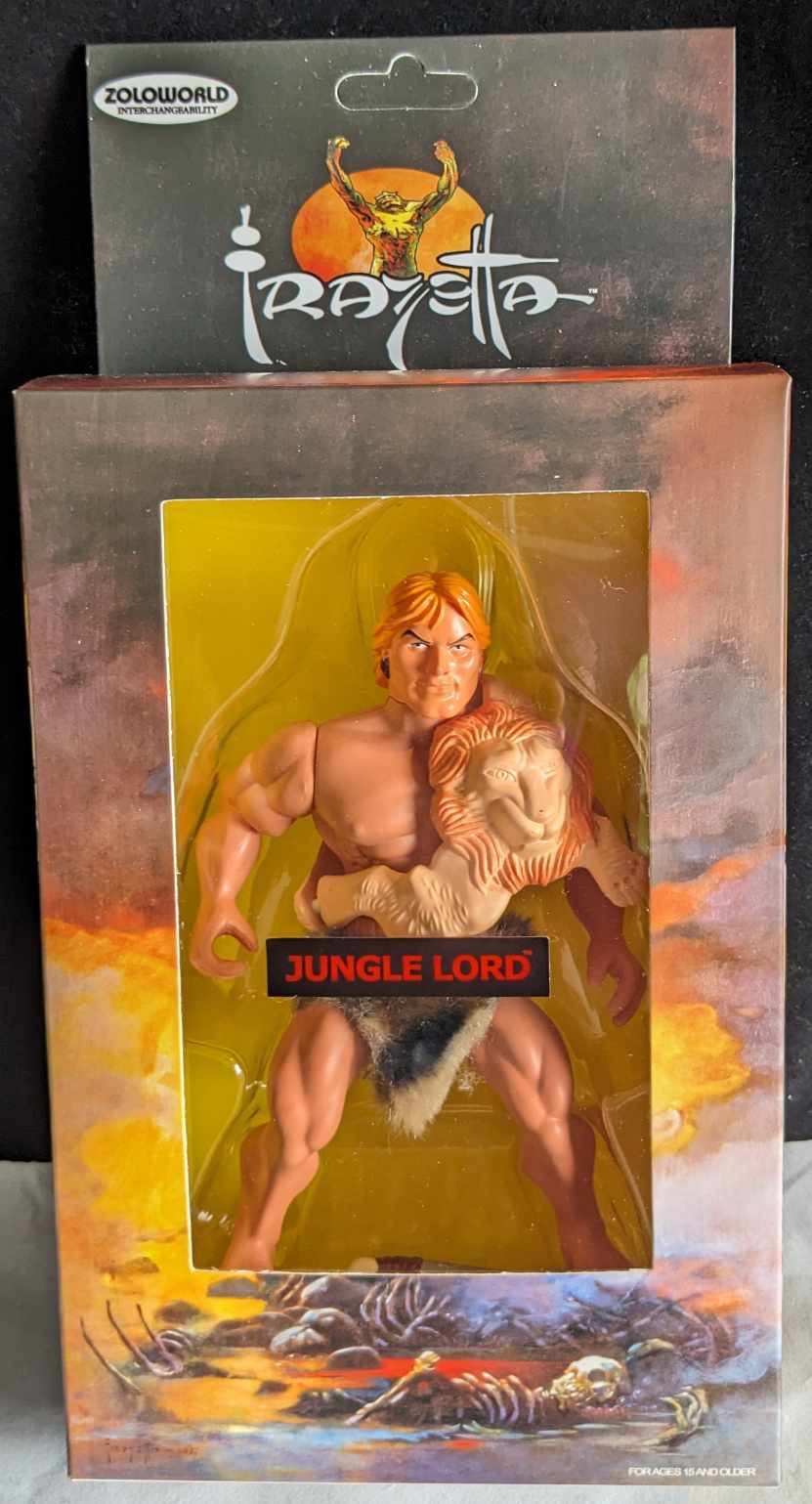 Zoloworld Frazetta Jungle Lord MIB 5.5" Action Figure