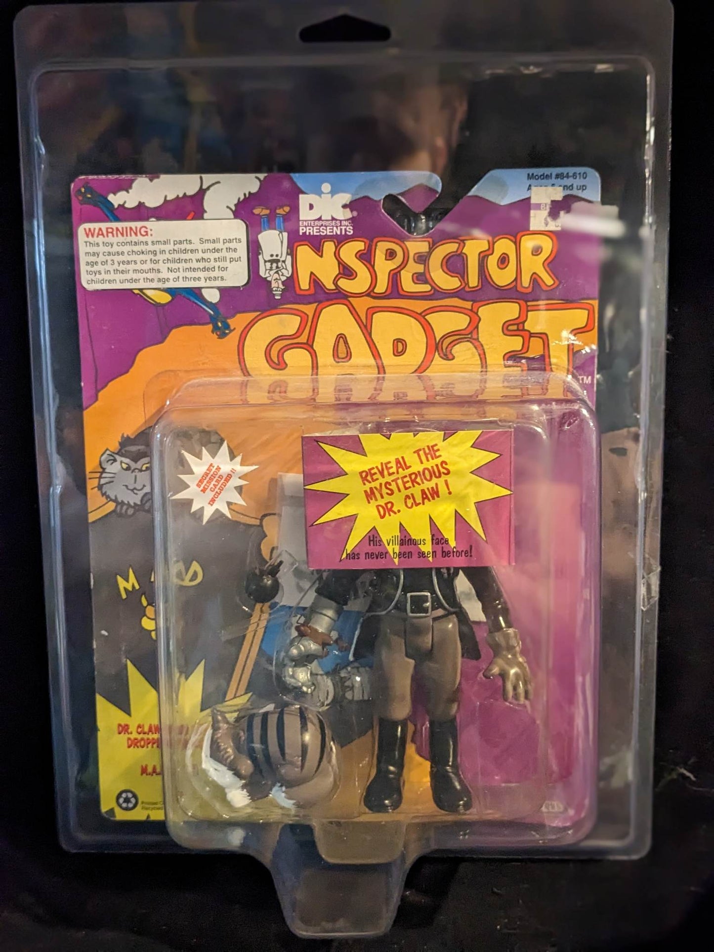 Tiger Toys Inspector Gadget Dr. Claw With Zoloworld Case