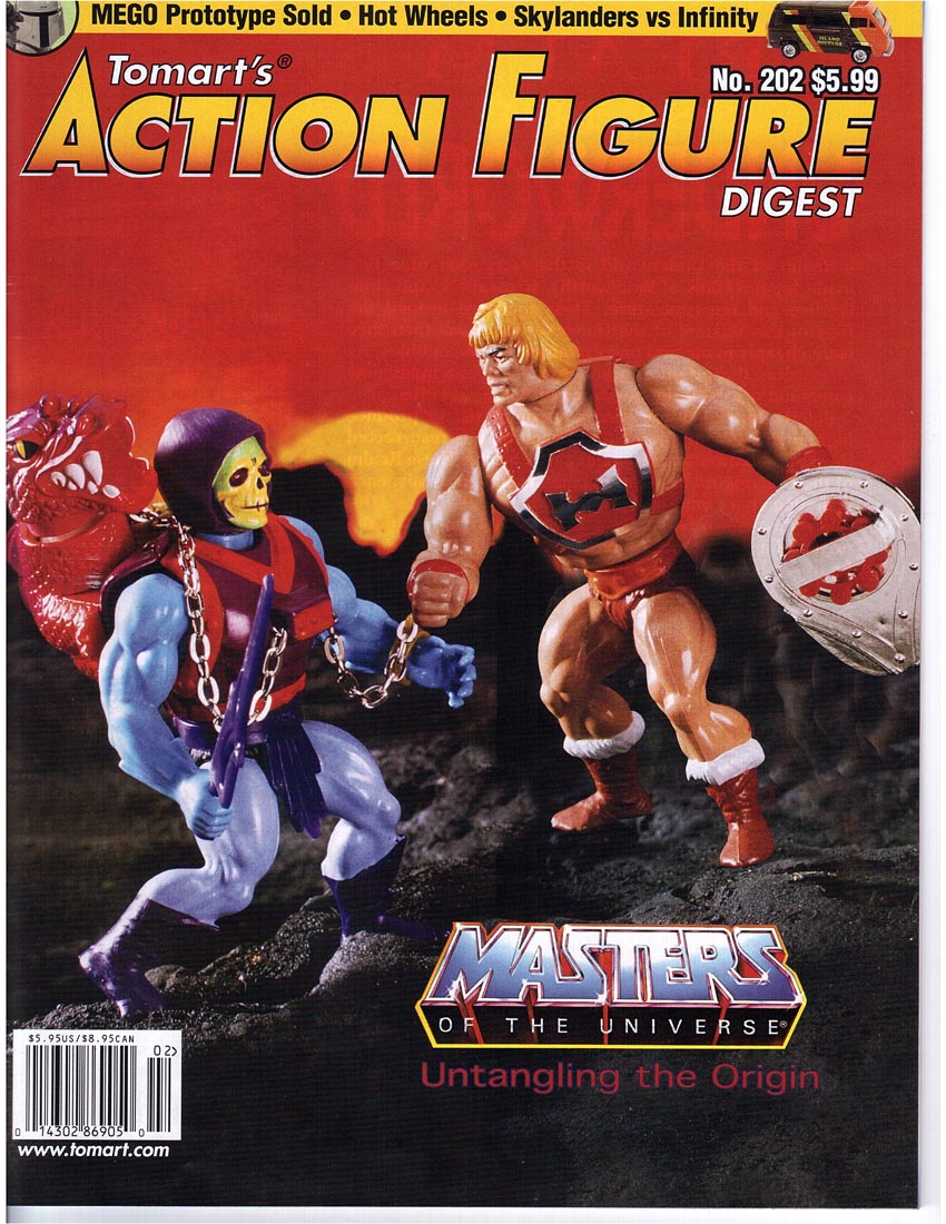 TOMART'S ACTION FIGURE DIGEST #202 MOTU MEGO ROTU STAR WARS