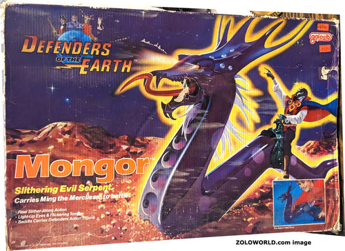 Galoob Vintage 1980s DEFENDERS OF THE EARTH MONGOR IN BOX 