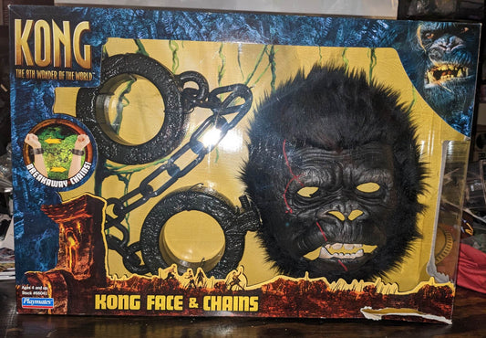 KONG 8TH WONDER OF THE WORLD FACE & CHAINS MIB Mask