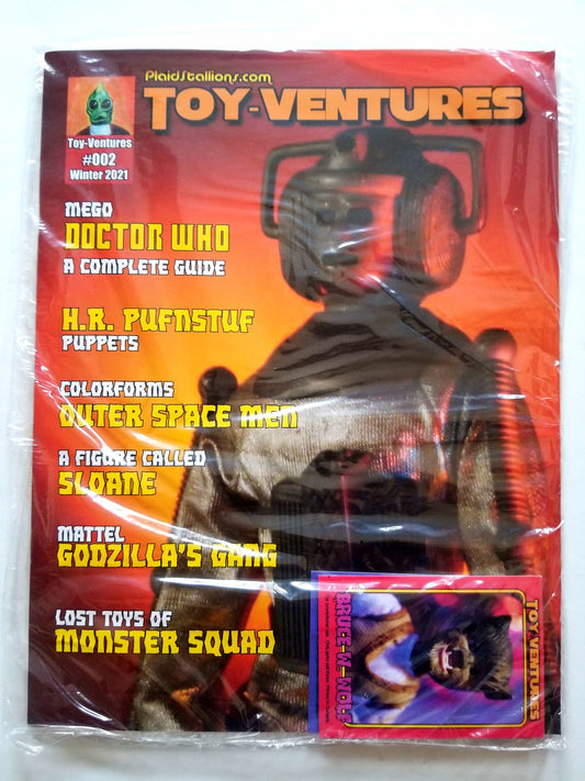 Toy Ventures Issue#2 Doctor Who, Outer Space Men, Godzilla ++