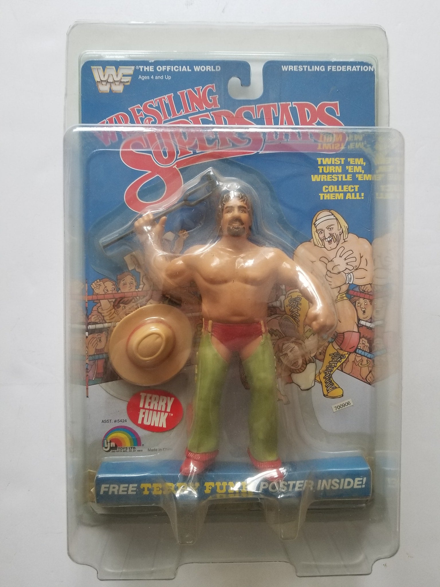 LJN WWF SUPERSTARS | MOC UV PROTECTIVE CASE ZOLOLOC ZOLOCASE